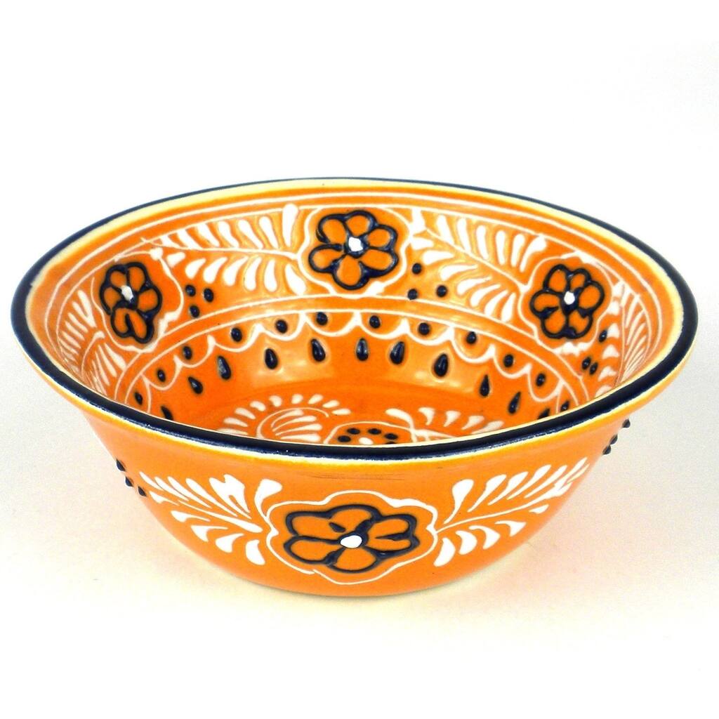 Handmade Small Cereal or Nut Bowl Mango (Mexico)