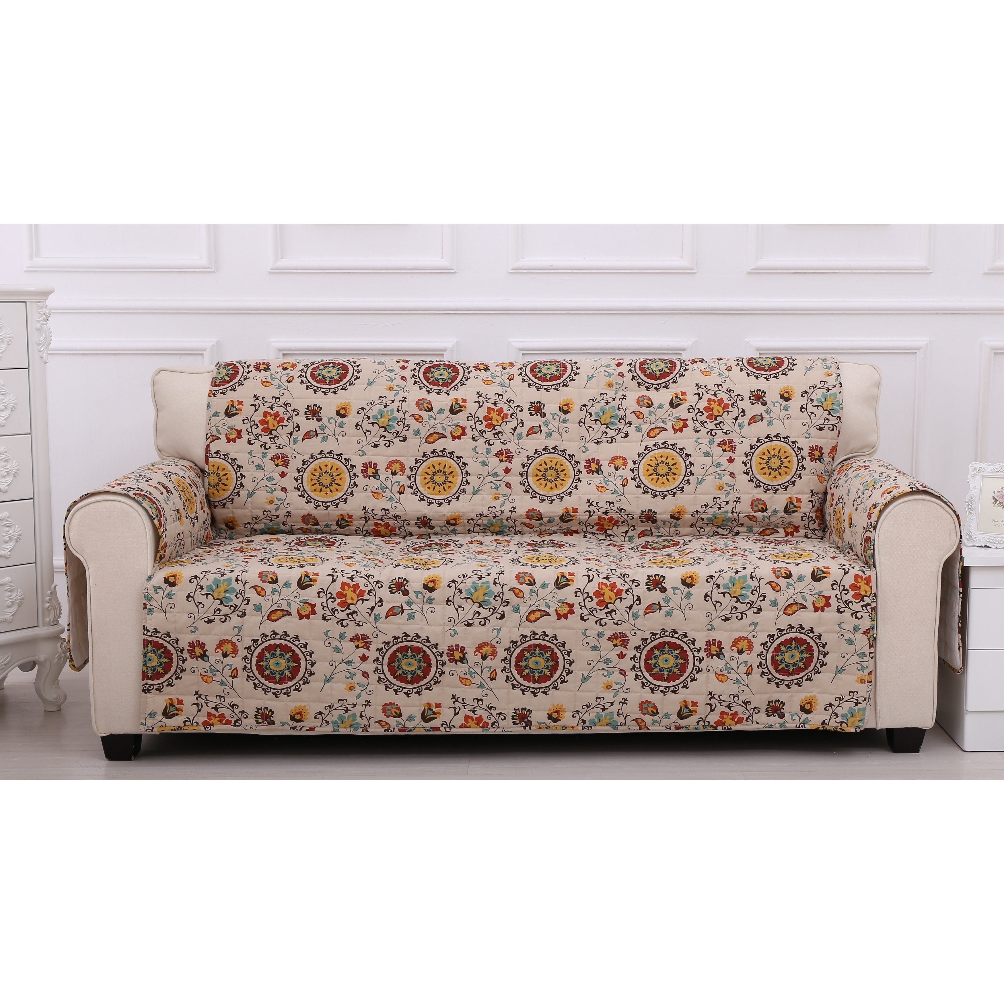 Greenland Home Fashions Andorra Furniture Sofa Protector Furniture Sofa Protector