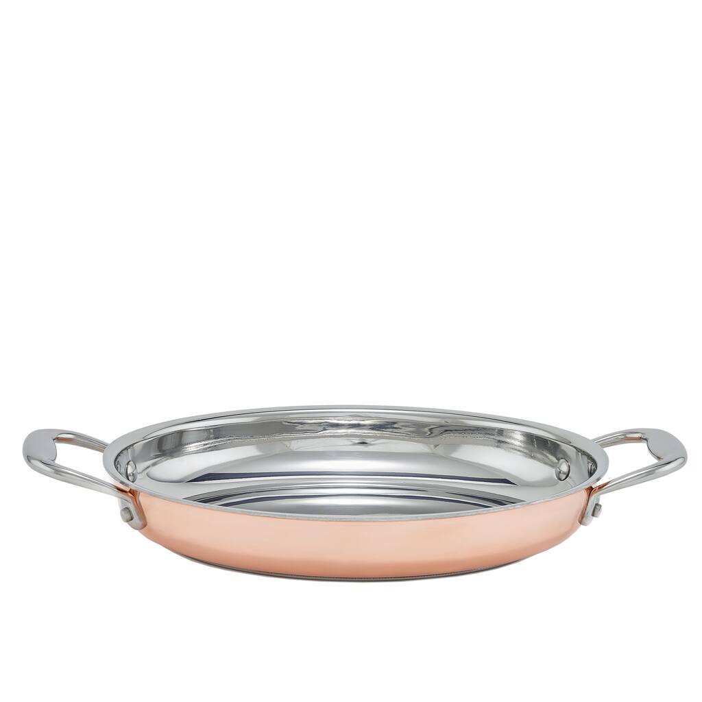 Copper Tri-Ply Professional Oval Au Gratin