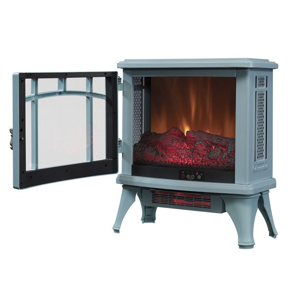 Duraflame DFI-8511-06 Turquoise Infrared Quartz Electric Stove