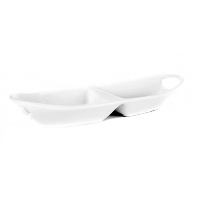 Blue Harbor Ceramic Two Section Server with Handles