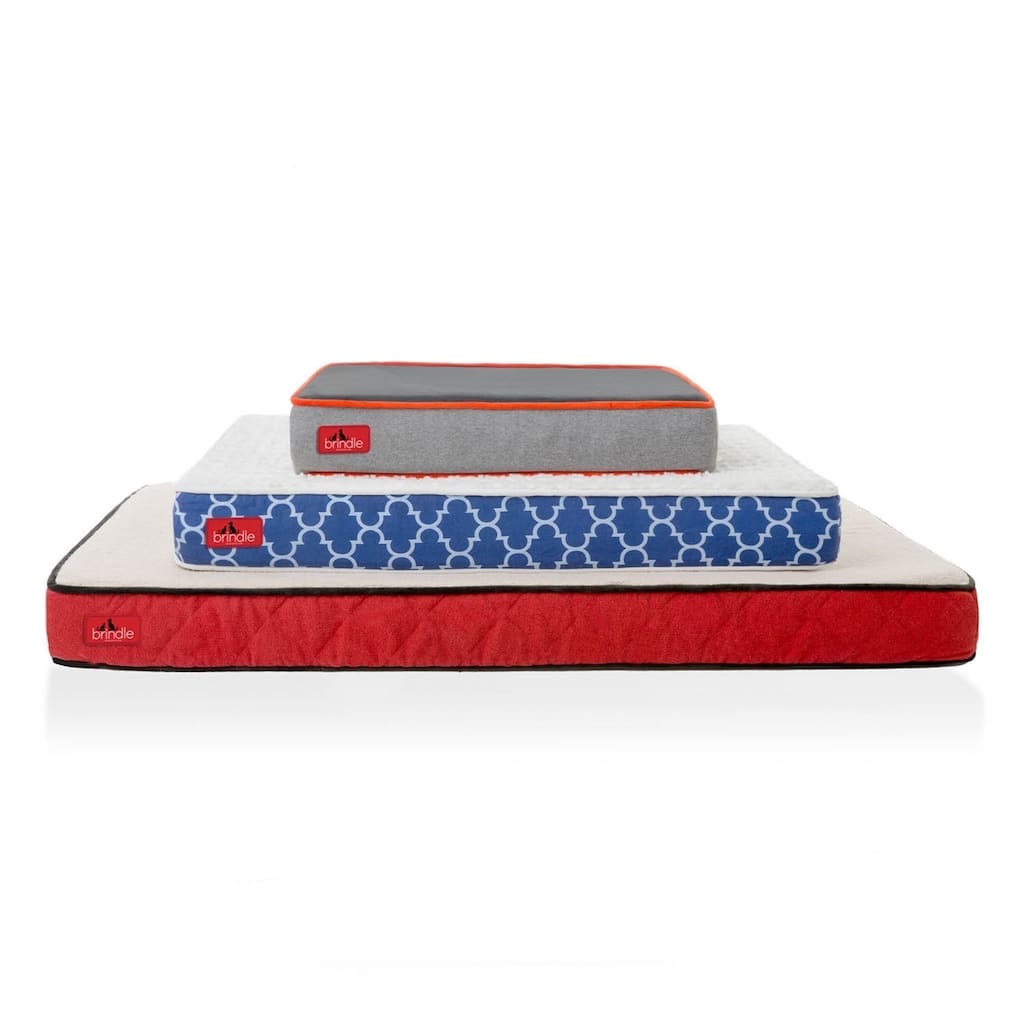 Brindle Waterproof Designer Memory Foam Pet Bed