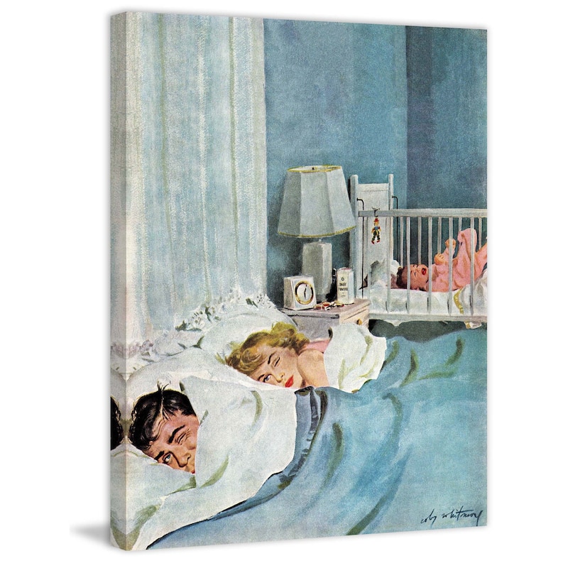 Marmont Hill - Handmade Whos Turn? Painting Print on Canvas - Multi-color