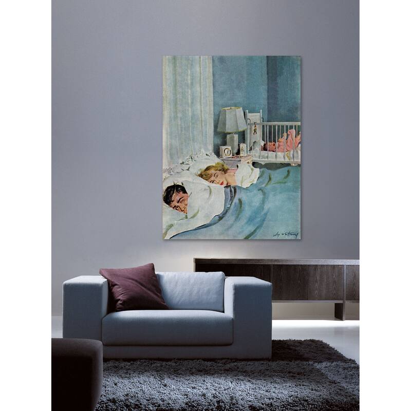 Marmont Hill - Handmade Whos Turn? Painting Print on Canvas - Multi-color