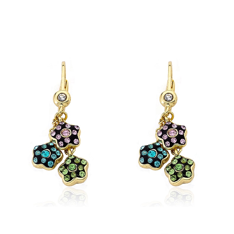 Mia Diamonds 14k Yellow Gold Polished and Textured Pineapple Post Earrings