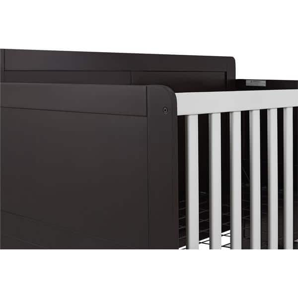 Shop Altra Willow Lake Espresso And White Crib By Cosco