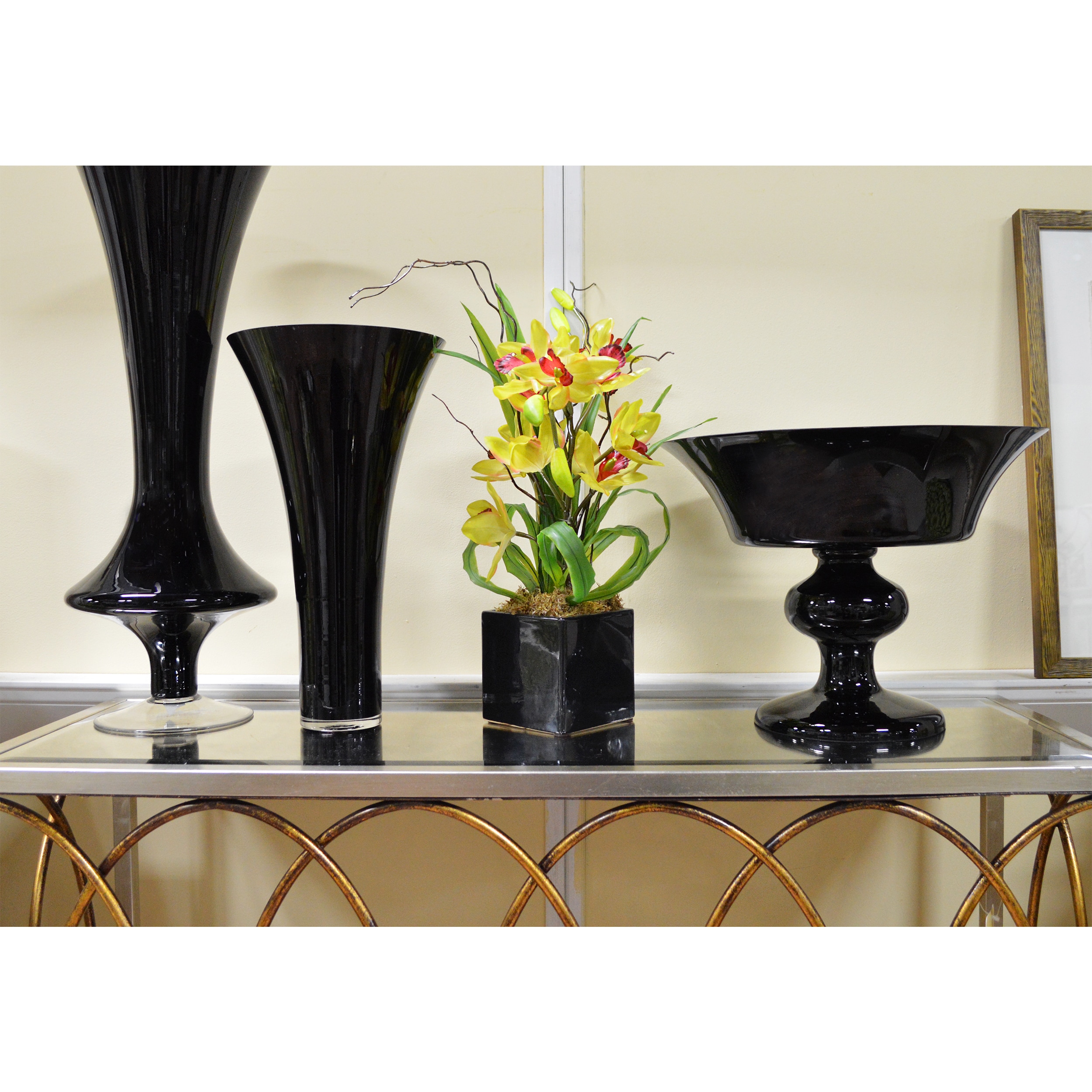 Black Pedestal Vase Best Decorations