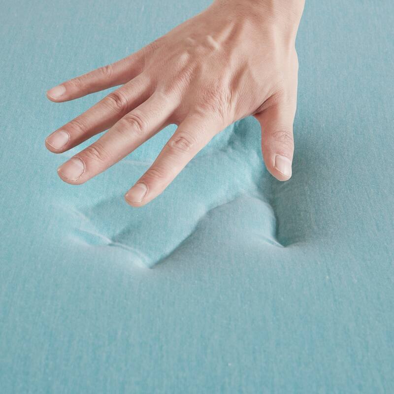 Madison Park 2-Inch Gel Memory Foam Stain Resistant and Non-skid Backing Mattress Topper - White