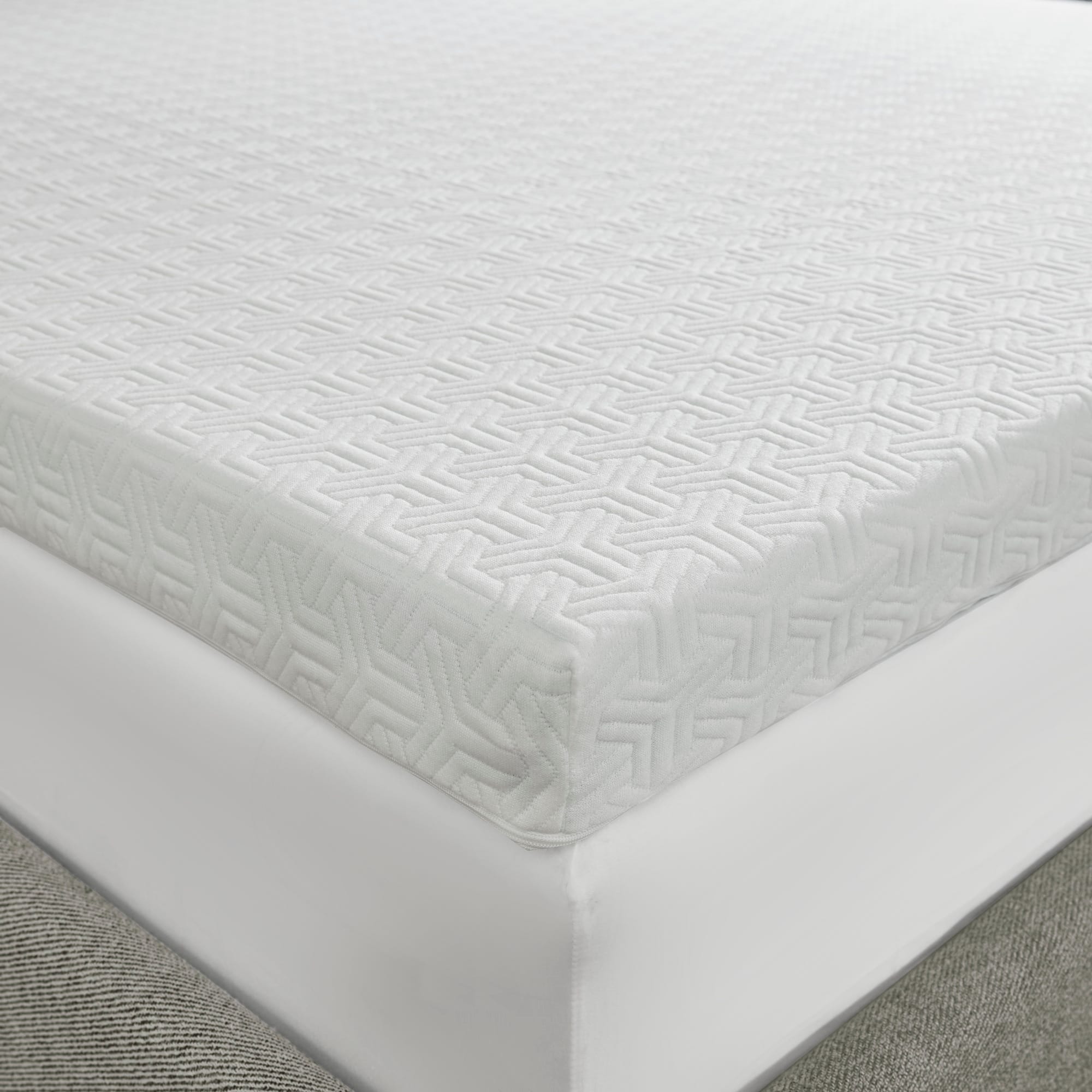 Sleep Philosophy 3-inch Memory Foam With 3m Cover Mattress Topper - On 