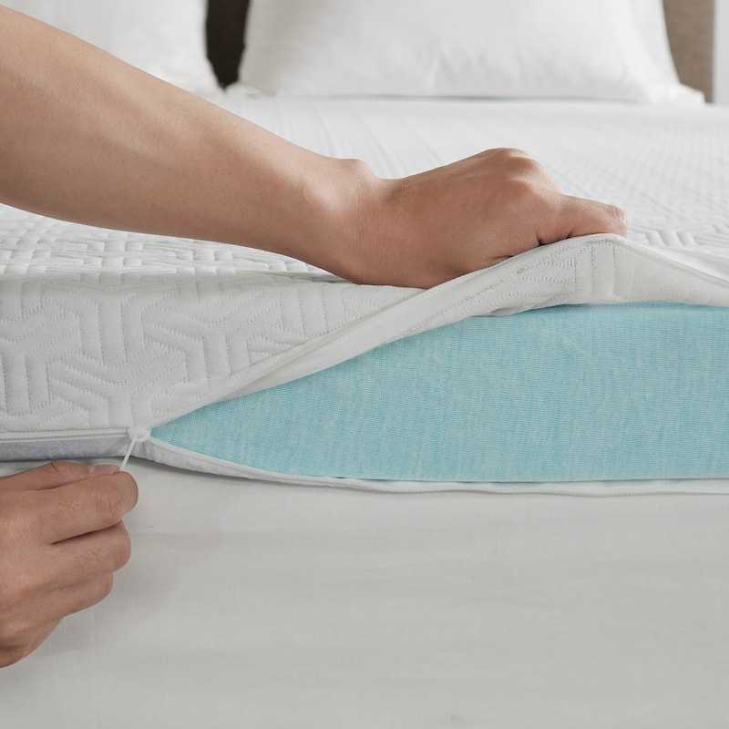 Madison Park 3-inch Memory Foam with 3M Cover Mattress Topper