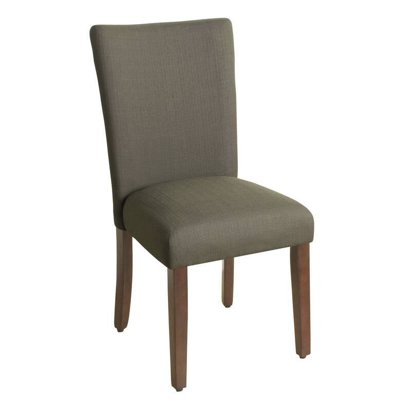 HomePop Parson Dining Chair- Textured Everly Truffle - Single