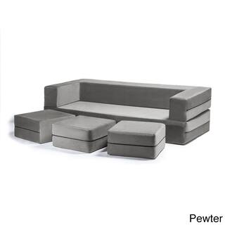Grey Sleeper Sofa Online At Our Best Living Clay Alder Home Claiborne California King Convertible Sleeper Sofa And Ottomans