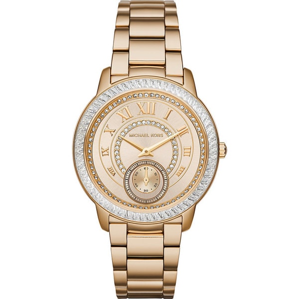 Shop Michael Kors Women's MK6287 'Madelyn' Crystal Gold-Tone Stainless ...
