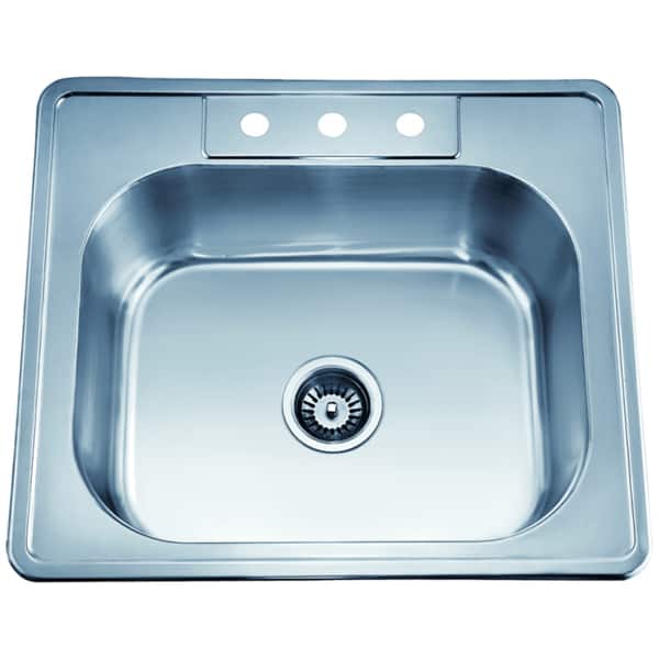 Dawn Top Mount Single Bowl Sink Overstock 10704553