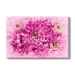 Gallery Direct Vintage Pink Floral Background Print on Canvas Gallery ...