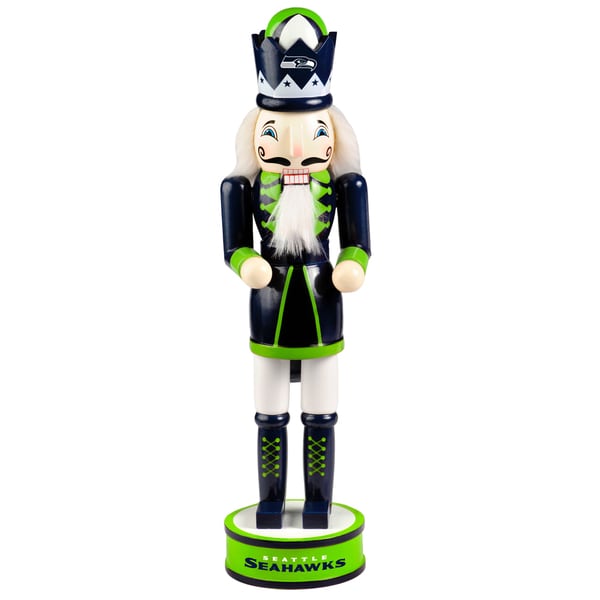 Shop Forever Collectibles NFL Seattle Seahawks 14inch Collectible Nutcracker Free Shipping On