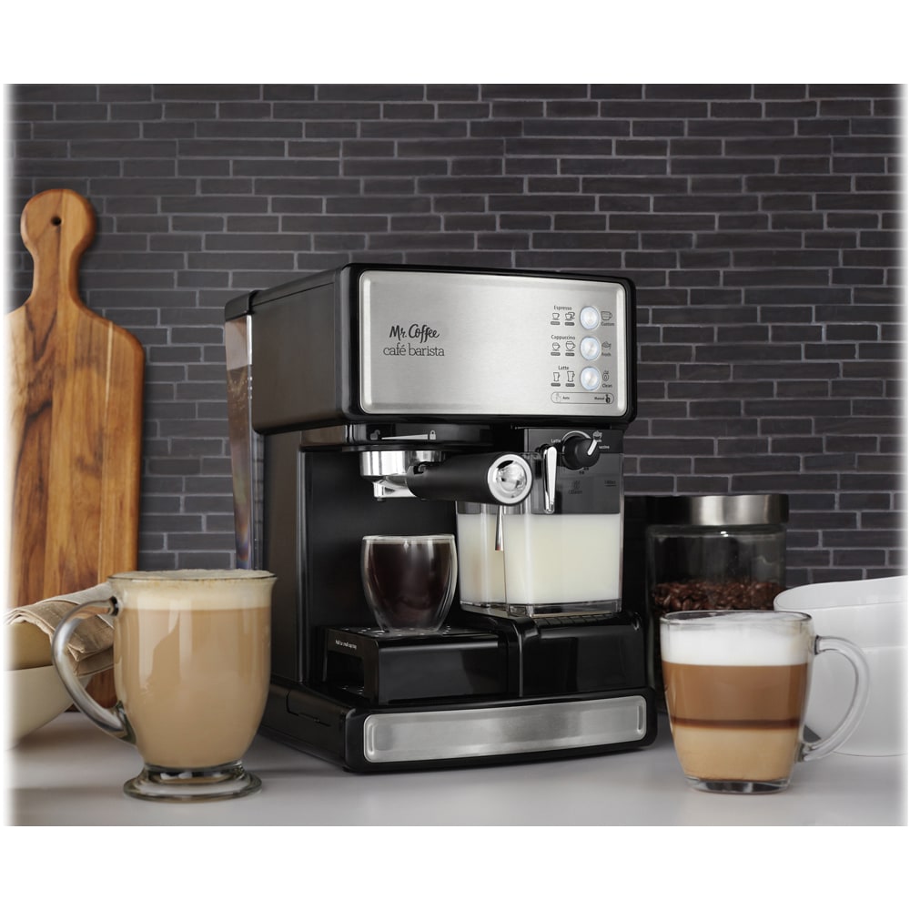 Cafe Barista Espresso and Cappuccino Maker, Red - BVMC-ECMP1106 - Bed Bath  & Beyond - 31419627