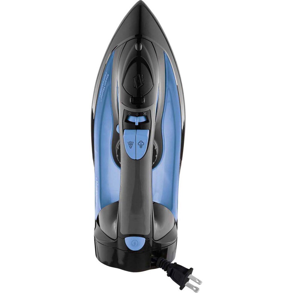 Sunbeam Steam Master Black & Blue Iron with Retractable Cord - Bed Bath &  Beyond - 10705216