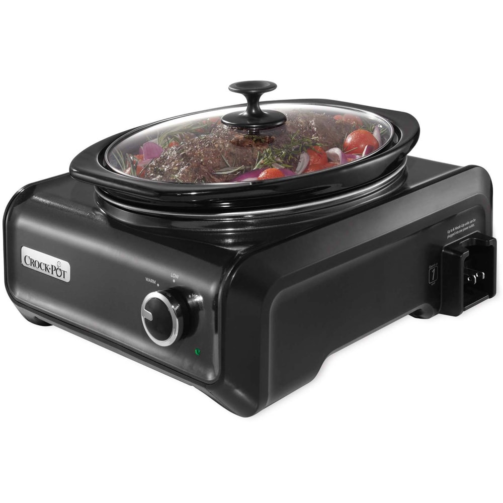 Crock-Pot Hook Up 3.5-quart Oval Slow Cooker (Black) - Bed Bath