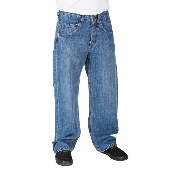 JNCO Men's Blue Jeans Stone Wash Smoke Stacks - 17765924 - Overstock ...