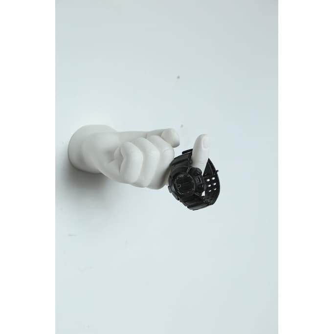 Interior Illusions Plus White Come Here Wall Mount - 7.5" long