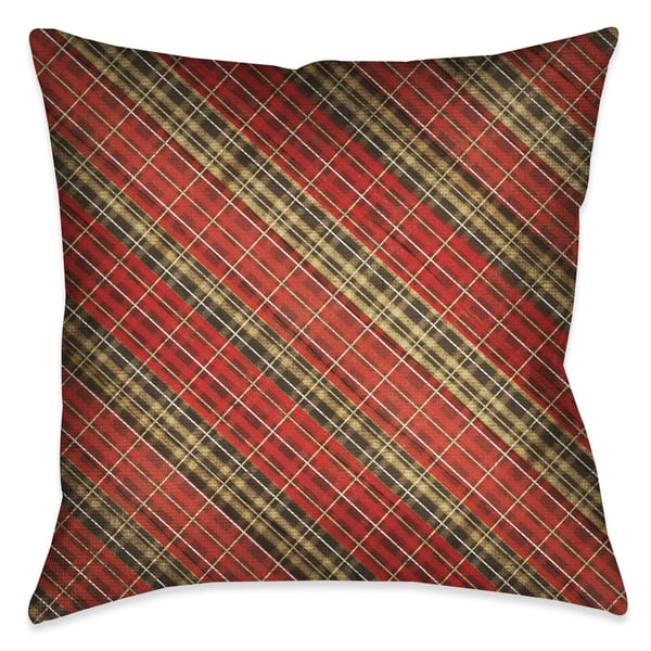 Rustic Cabin Bear Decorative Throw Pillow