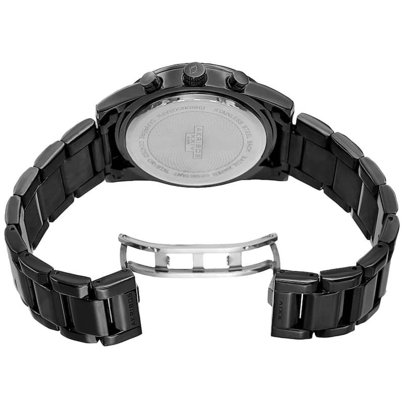 Akribos XXIV Men's Multifunction Tachymeter Stainless Steel Bracelet Watch