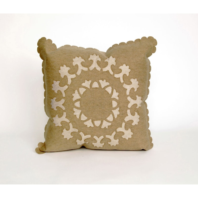 Lace Spiral 20-inch Throw Pillow