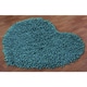 preview thumbnail 6 of 16, Blue Shagadelic Chenille Twist Rug