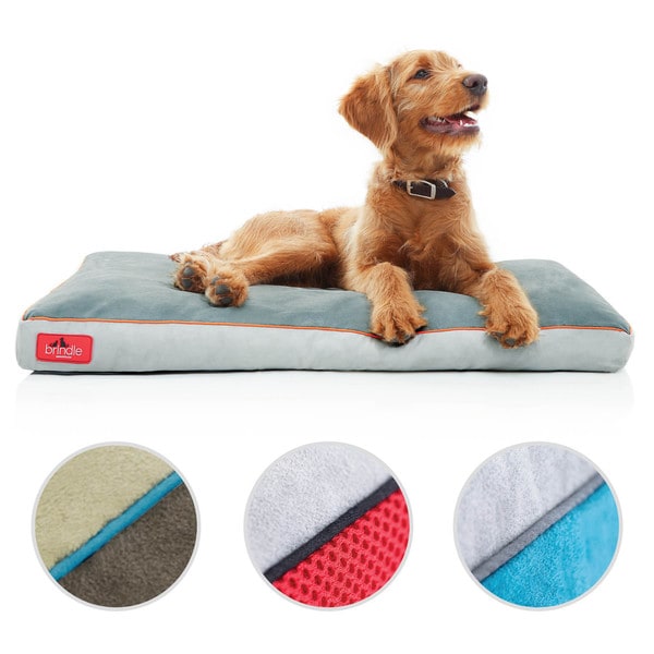 brindle orthopedic dog bed