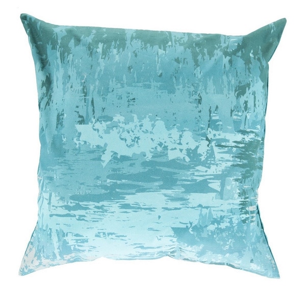 Decorative Southsea 18-inch Abstract Poly or Feather Down Filled Pillow