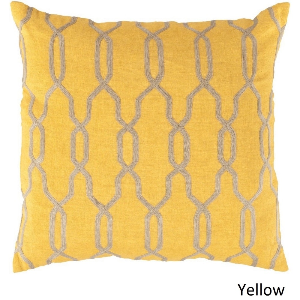 Decorative Rochford 18-inch Trellis Poly or Down Filled Pillow