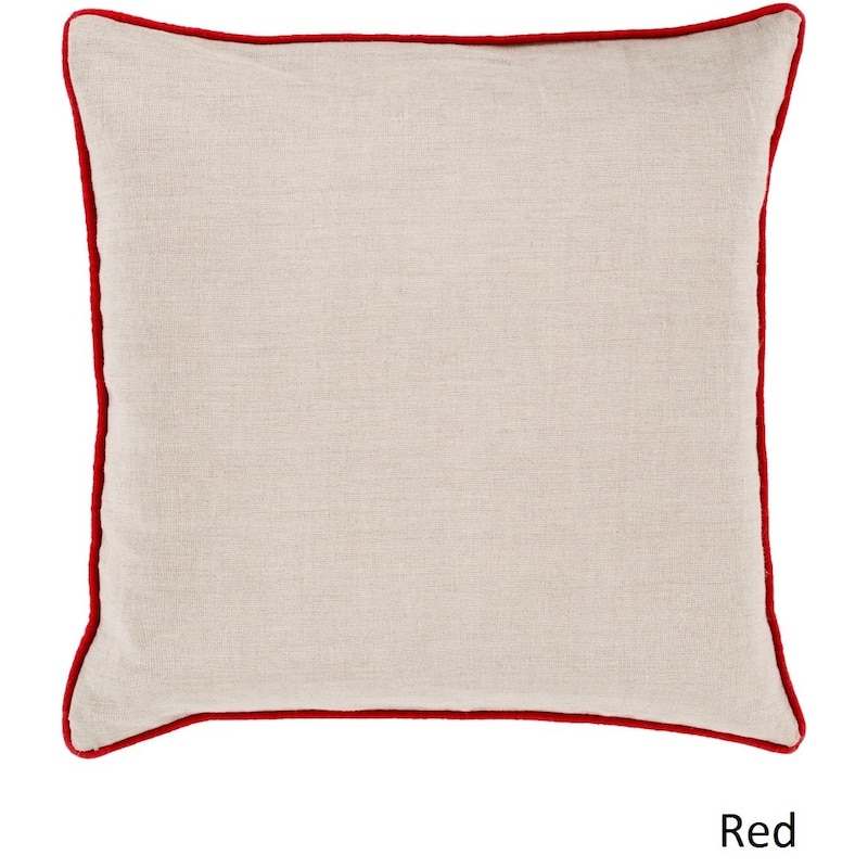 Decorative Kirwan 22-inch Poly or Feather Down Filled Pillow