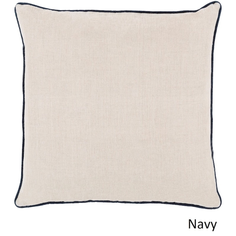 Decorative Kirwan 22-inch Poly or Feather Down Filled Pillow