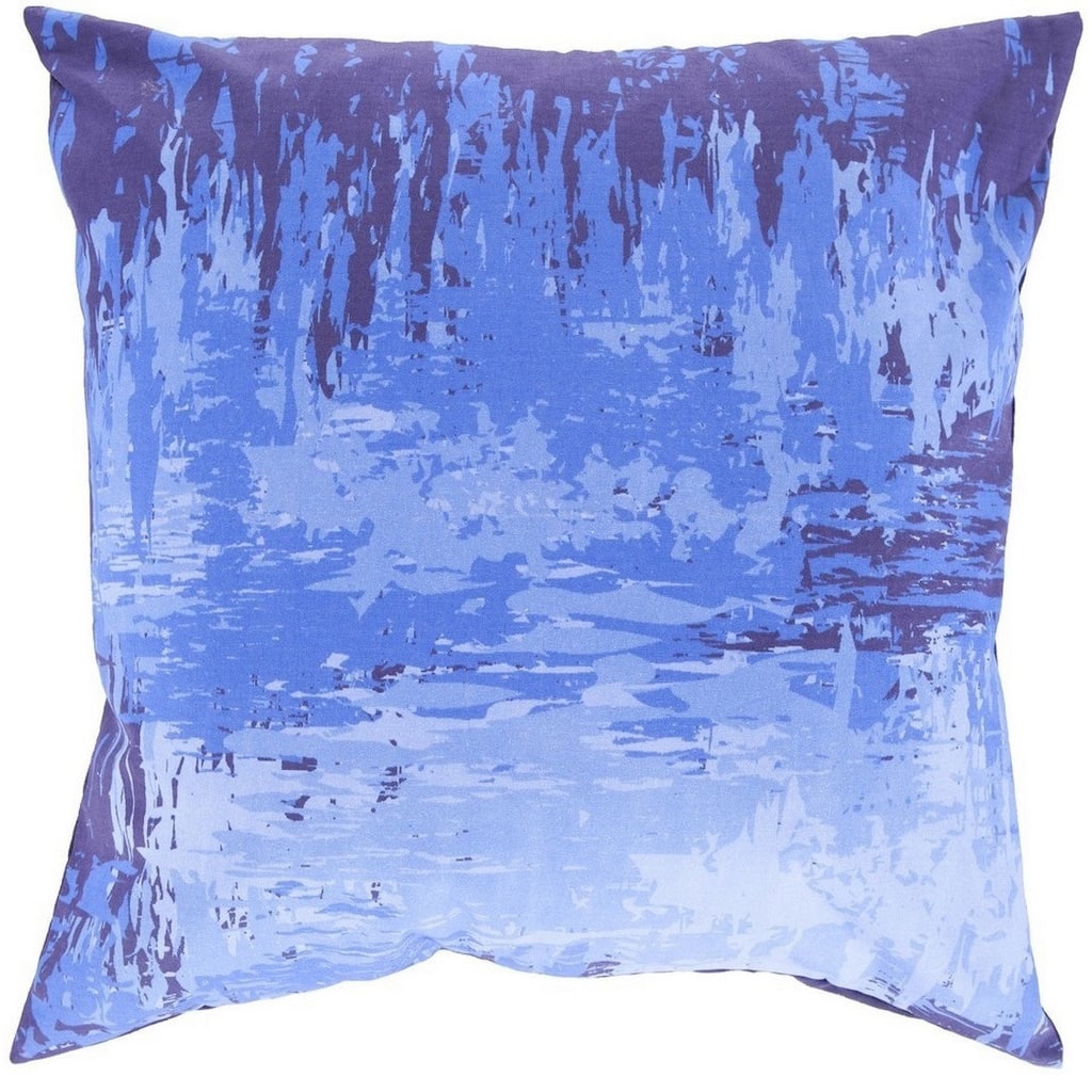 Decorative Southsea 20-inch Abstract Poly or Feather Down Filled Pillow