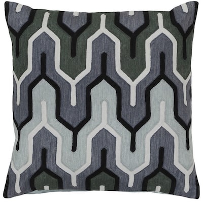Decorative Peterlee 22-inch Geometric Pillow Cover