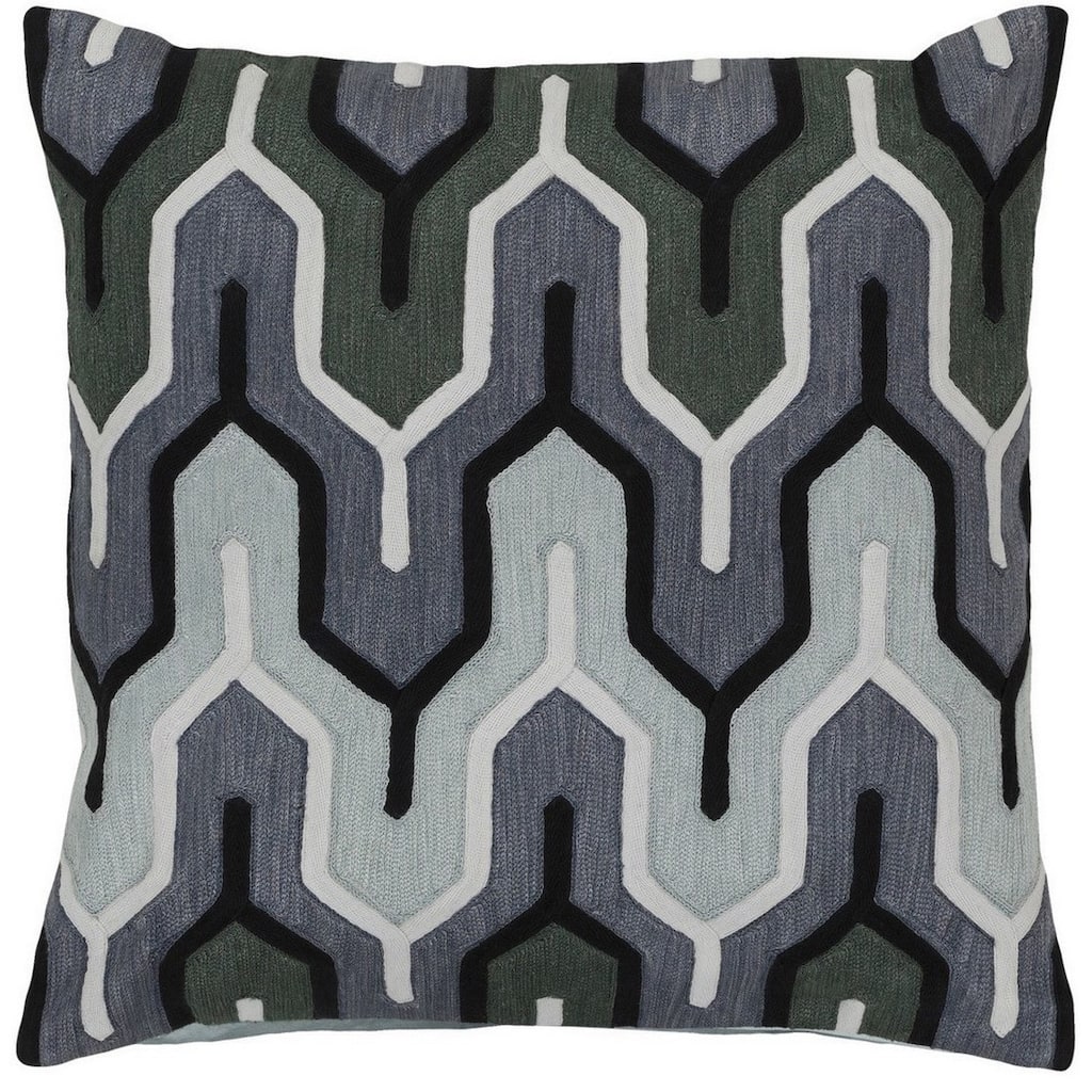 Decorative Peterlee 22-inch Geometric Pillow Cover