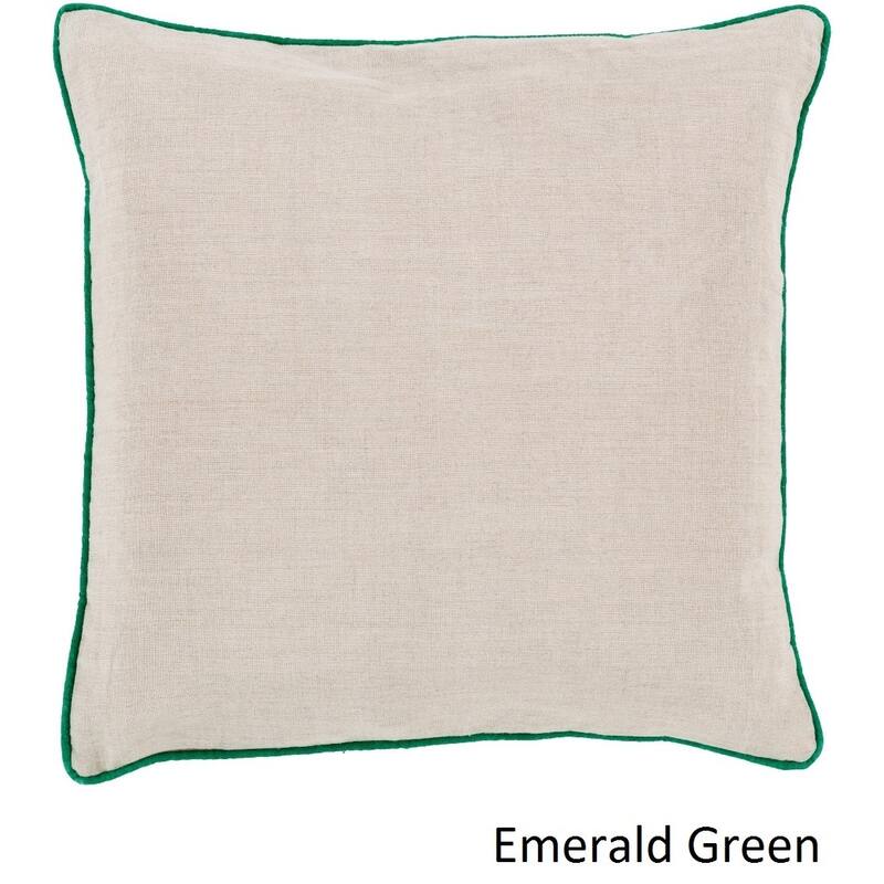 Decorative Kirwan 20-inch Pillow Cover - Emerald Green