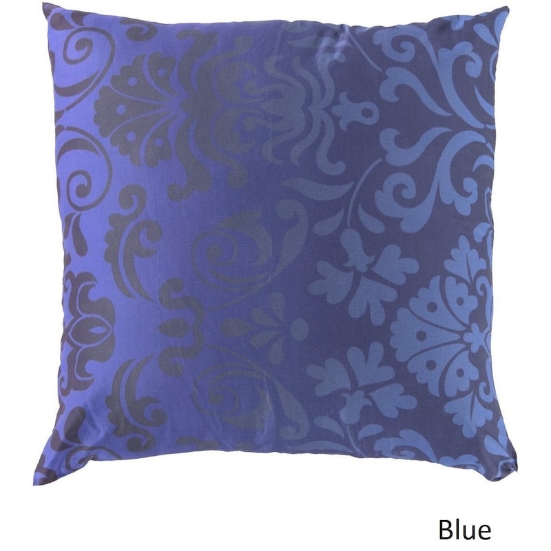 Decorative Southall 18-inch Floral Pillow Cover - Blue