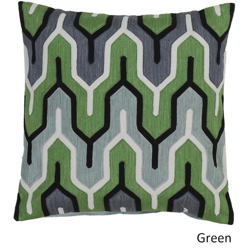 Decorative Peterlee 18-inch Geometric Pillow Cover