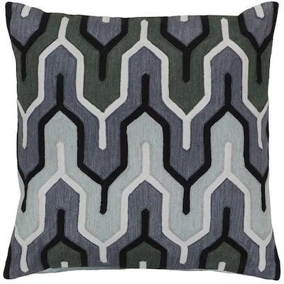 Decorative Peterlee 18-inch Geometric Pillow Cover