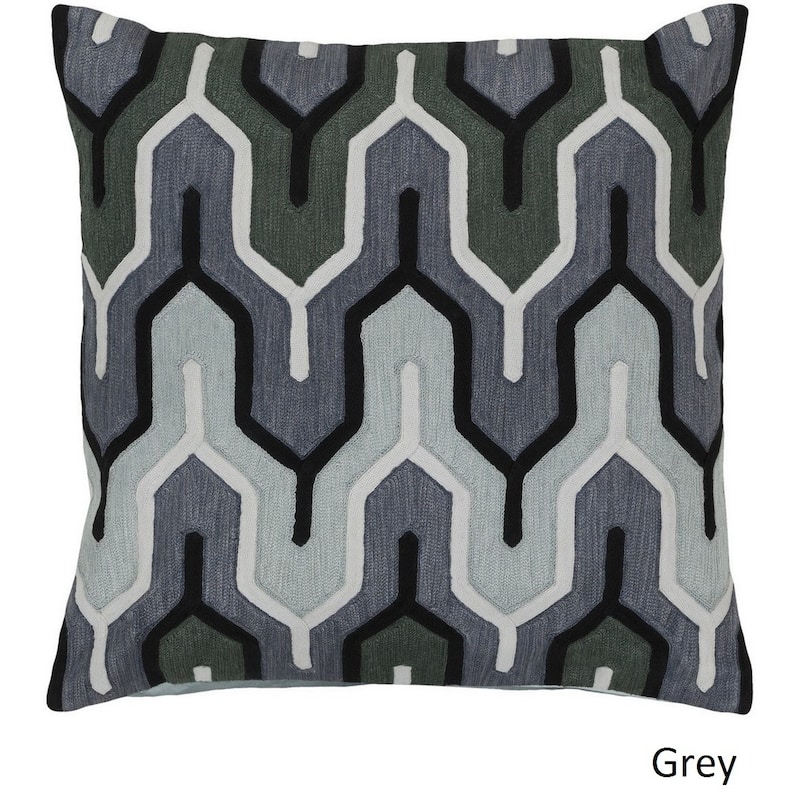 Decorative Peterlee 18-inch Geometric Pillow Cover
