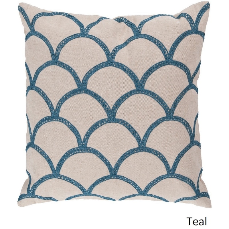 Decorative Rothbury 22-inch Embroidered Pillow Cover