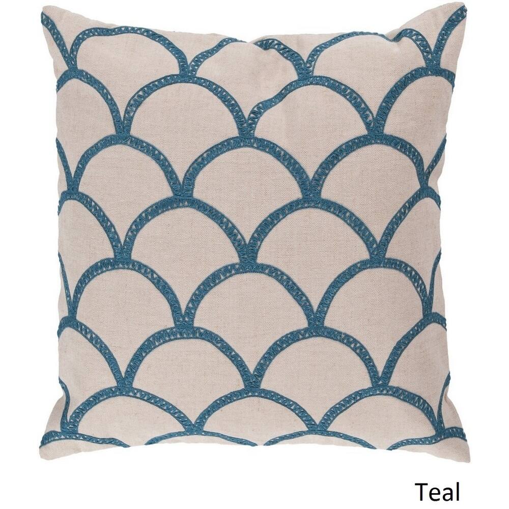 Decorative Rothbury 22-inch Embroidered Pillow Cover