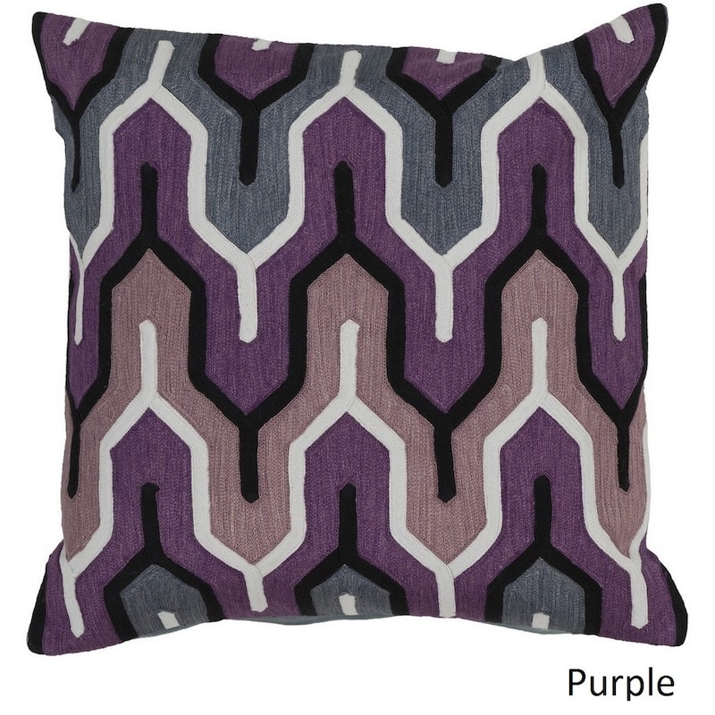 Decorative Peterlee 22-inch Geometric Pillow Cover
