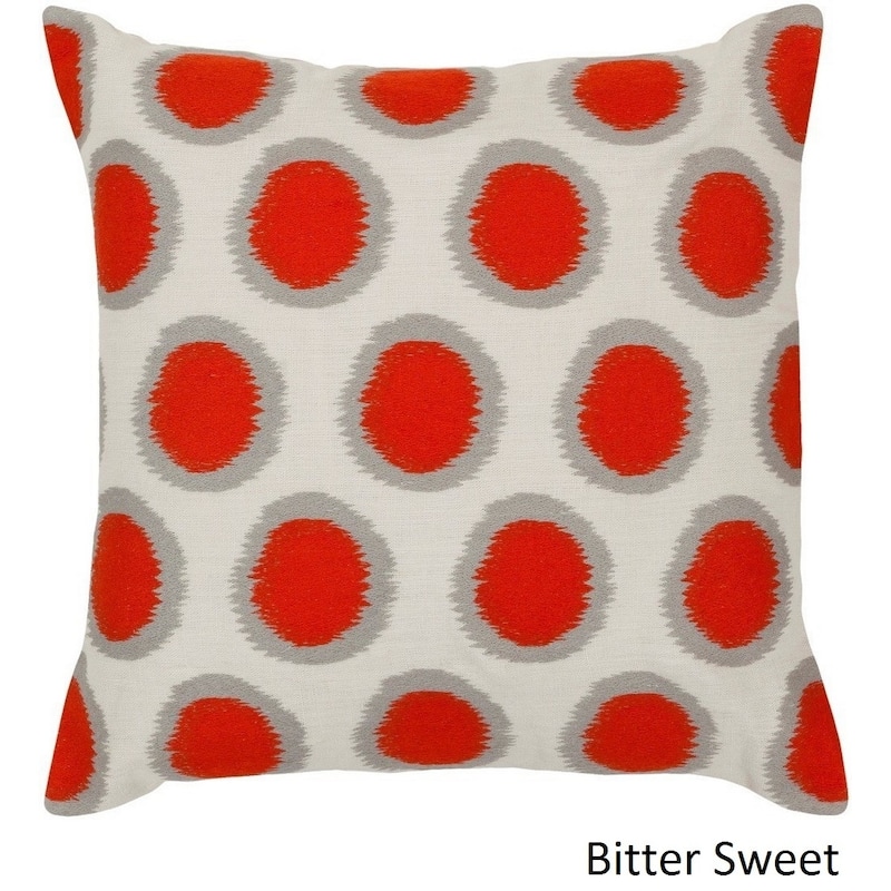 Decorative Balin 22-inch Pillow Cover - Orange