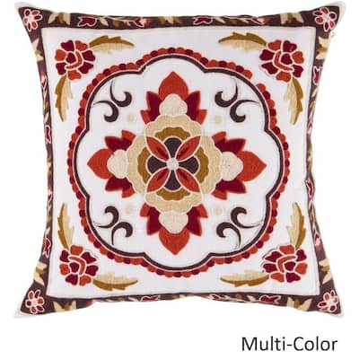 Decorative Sandbach 18-inch Flourish Pillow Cover