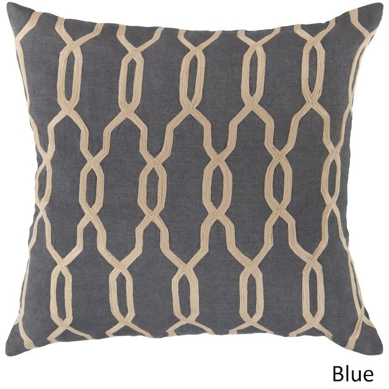Decorative Rochford 18-inch Trellis Pillow Cover