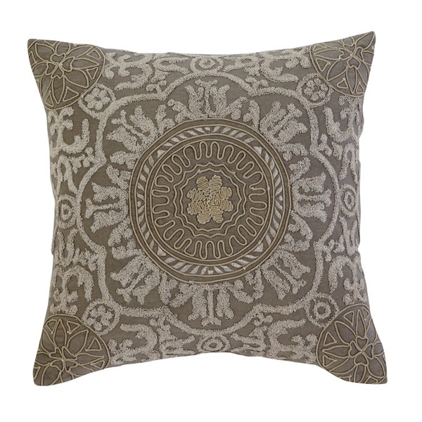Signature Design by Ashley Medallion Dark Gray Pillow Cover