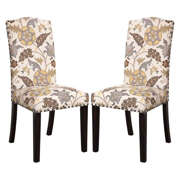 Shop La Merenda Tropical Magazine Inspired Floral Design Parson Chairs ...